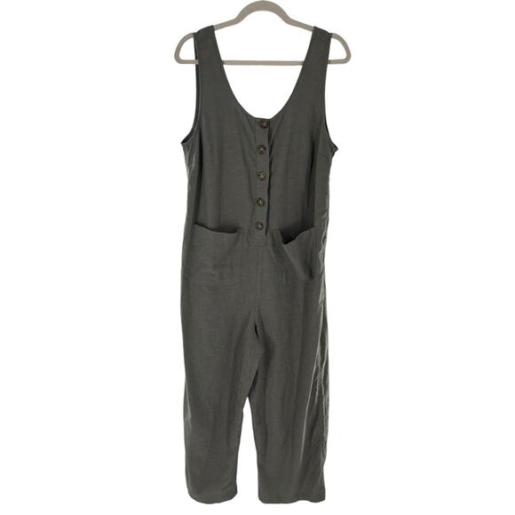 Marine Layer Shadow Green Sydney Beach Jumpsuit - Picture 4 of 11